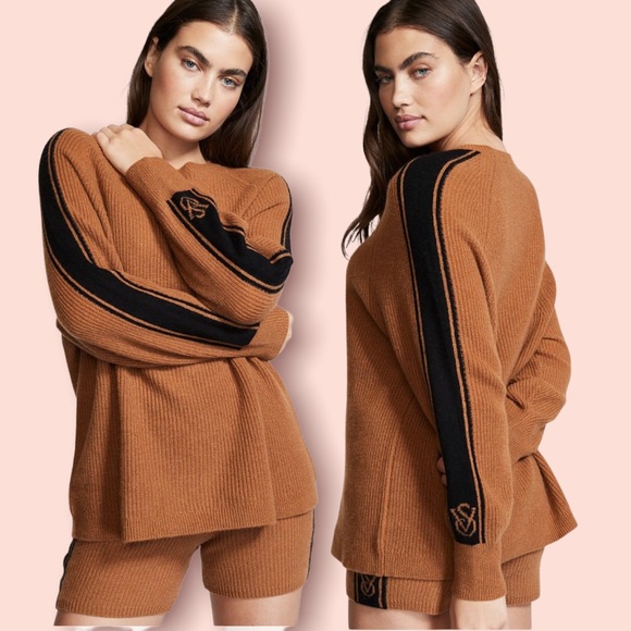 VICTORIA'S SECRET Luxury Butterscotch Cashmere Short & Sweater gift Set - Picture 13 of 13